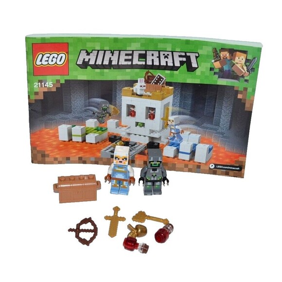 LEGO Other - Lego Skull Arena Player lot 21145 Minecraft Minifigure + book accessories